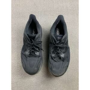Hoka One‎ One Clifton 10 Running Shoes Men 14 Black 4E X-Wide Lace Up Athletic
